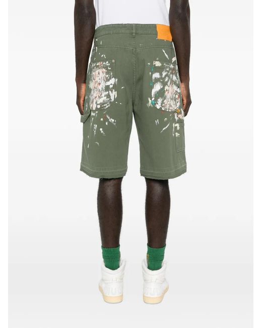 GALLERY DEPT. Green Platoon Painter Shorts