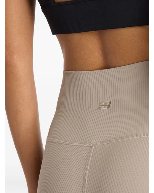 New Balance Natural Ribbed-Texture Legging