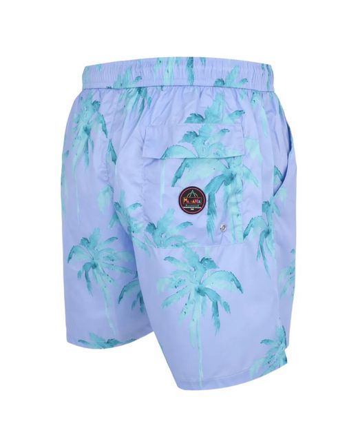 Mauna Kea Blue Printed Shorts for men