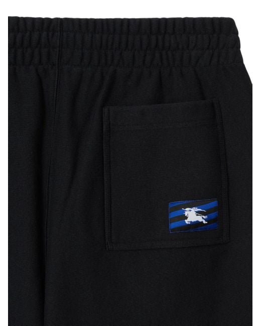 Burberry Shorts mit Logo-Applikation in Black für Herren