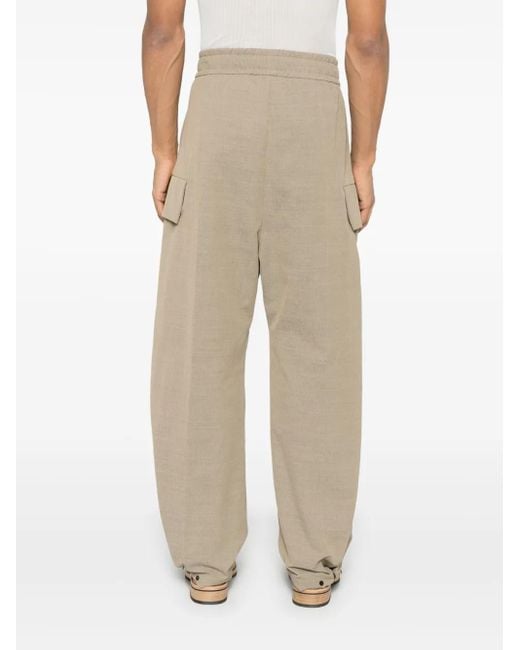 Fear Of God Cargo Broek Met Wijde Pijpen in het Natural voor heren