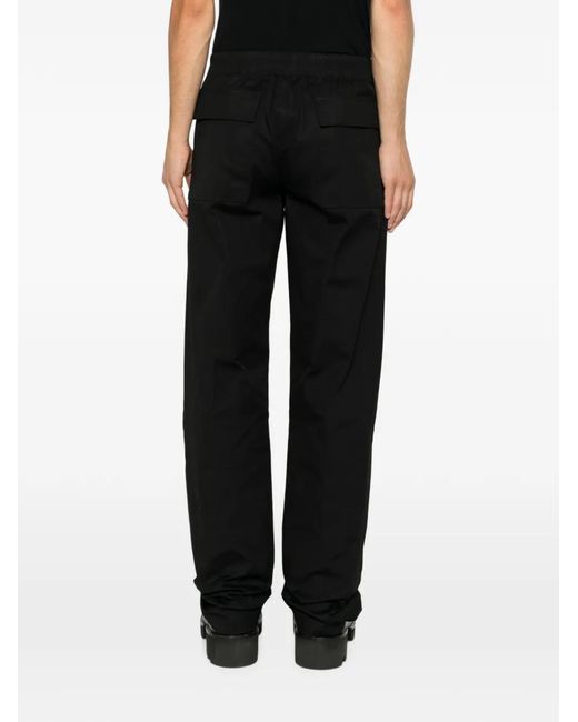 Rick Owens Black Pantalon Dietrich À Lien De Resserrage for men