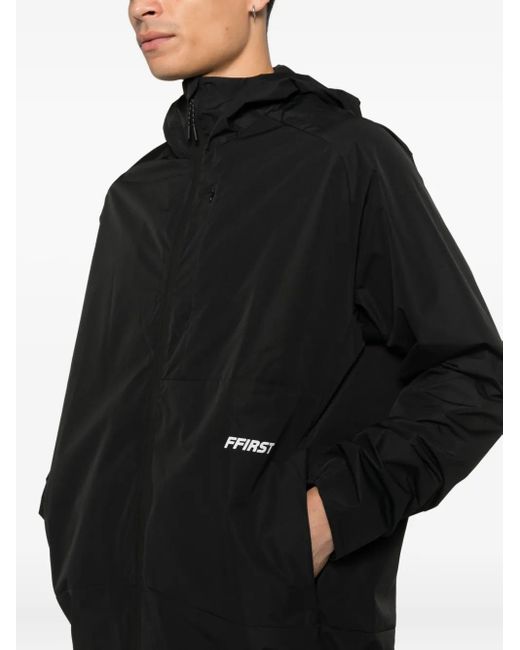 FAMILY FIRST Black Veste Zippée À Capuche for men