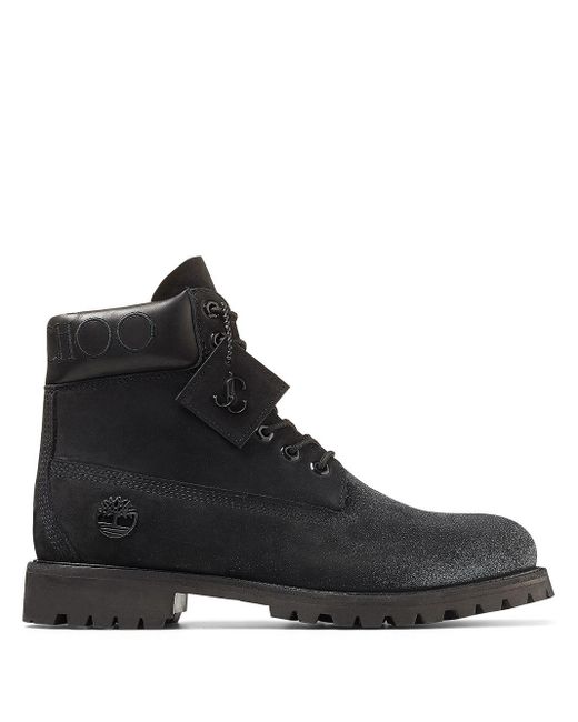 Jimmy Choo Leather X Timberland Ankle Boots in Black for Men - Lyst