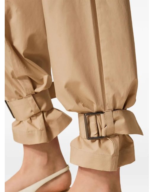 Twinset Natural Pantalon Fuselé À Boucle