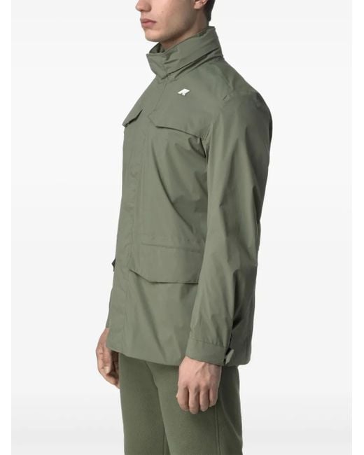 K-Way Green Manuel Multi-Pocket Jacket for men