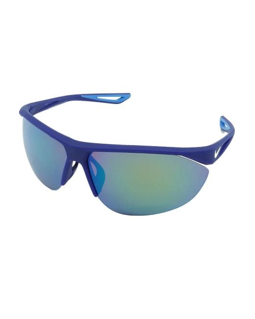 Nike Blue Tailwind Swift Sunglasses