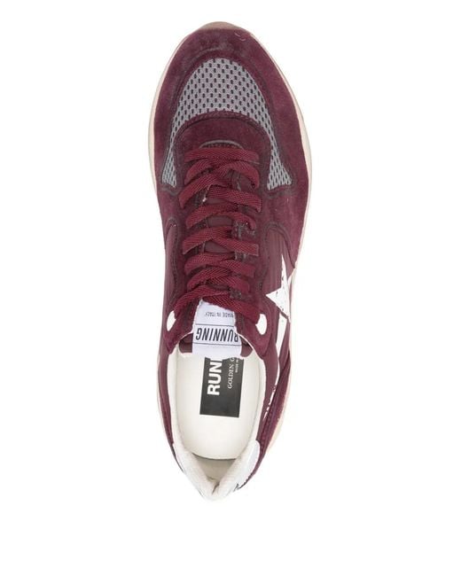 Golden Goose Deluxe Brand Purple Running Sole Sneakers for men