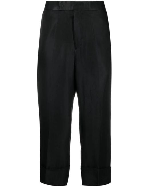 SAPIO Black No 9 Cropped Trousers
