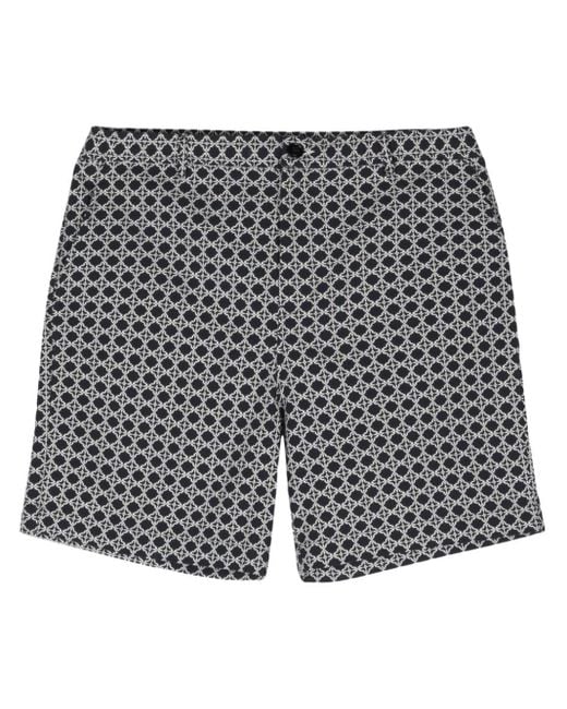 Shorts con ricamo geometrico di Paul Smith in Gray da Uomo