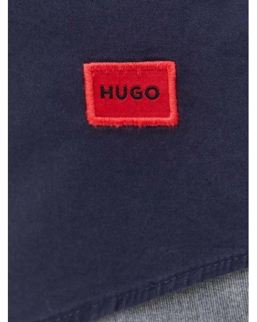 HUGO Blue Buttoned Shirt for men