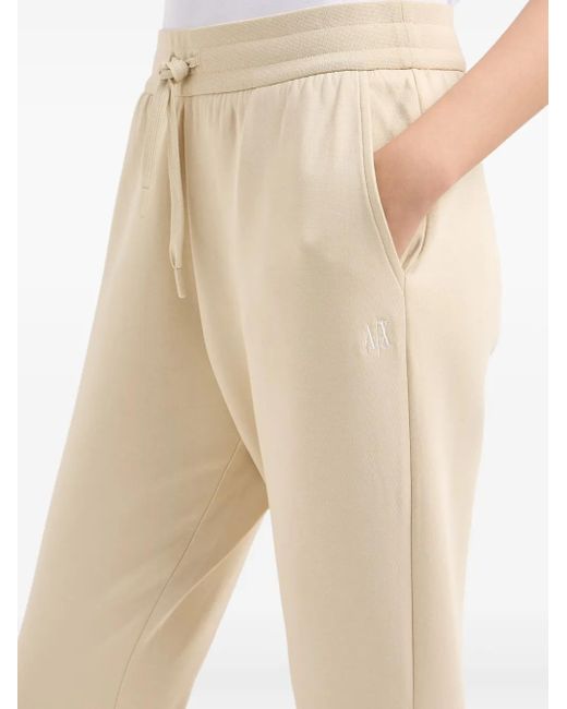 ARMANI EXCHANGE Natural Stretch-Cotton Track Pants