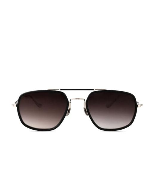 Matsuda Sonnenbrille Mit Eckigem Gestell in Black für Herren