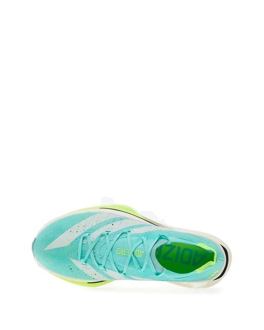Adidas Blue Adizero Prime X3 Sneakers for men