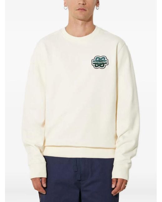 Sweat À Patch Brodé Filling Pieces pour homme en coloris White