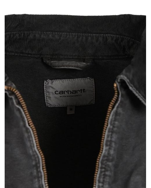 Carhartt Black Detroit Zip-Up Jacket for men