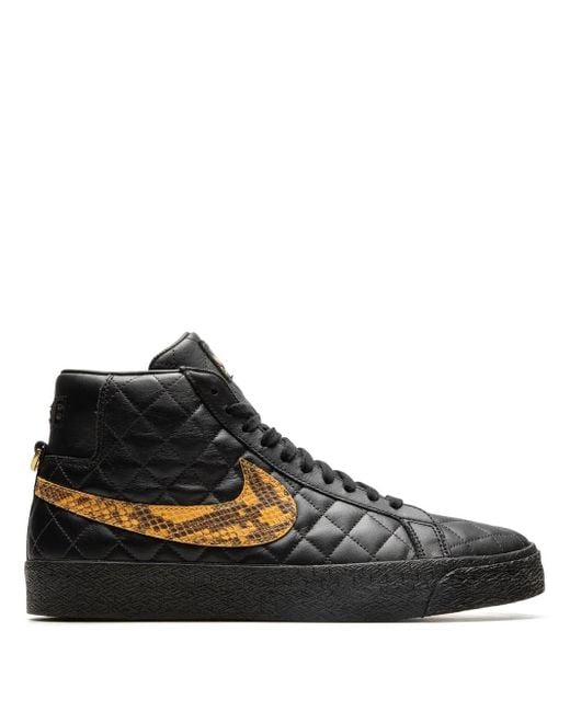 Nike Black X Supreme Sb Blazer Sneakers for men