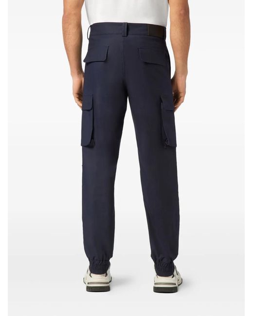 Philipp Plein Blue Cargo Trousers for men