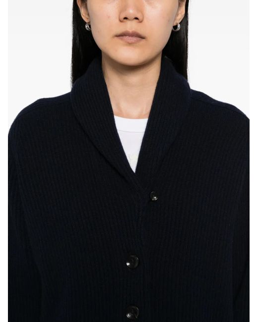 N.Peal Cashmere Black Kensington Cardigan