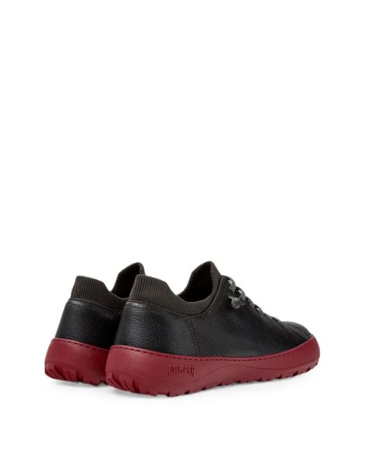 Camper White Peu Serra Pebbled-Effect Sneakers for men