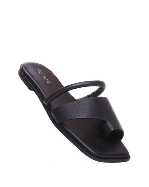 Vic Matié White Sandalen Aus Leder
