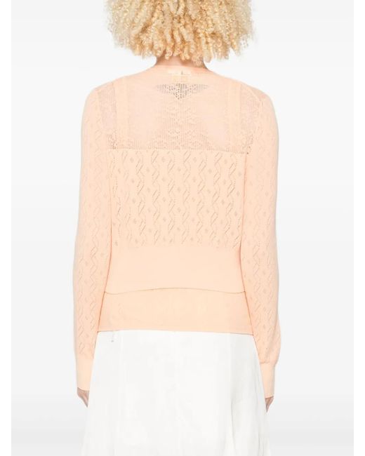 Chloé Katoenen Vest En Top in het Natural