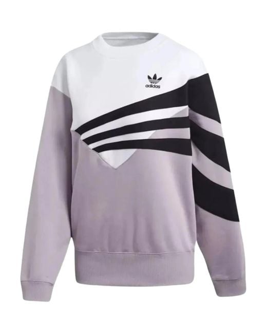 Adidas Purple Crewneck Sweatshirt Wmns Lilac