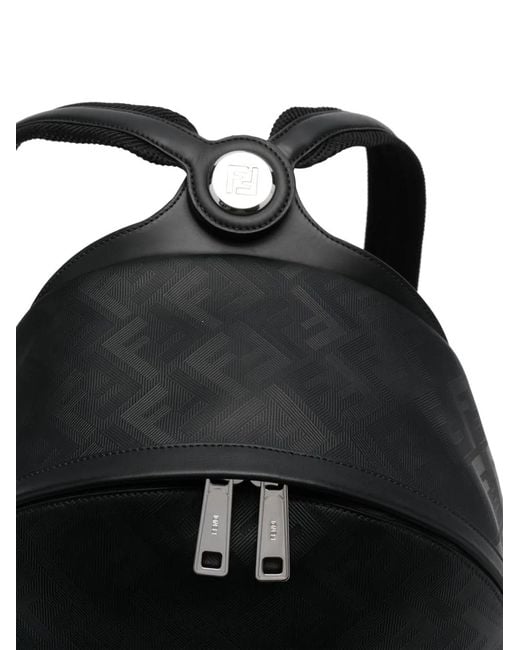 Fendi Chiodo Shadow Rucksack in Black für Herren
