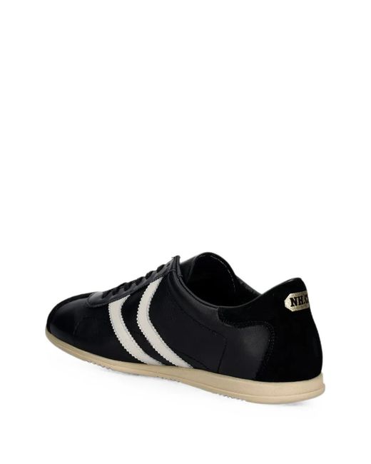 Gant Black Spearclub Logo-Print Panelled Sneakers for men