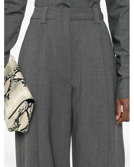 Thelatest Gray Pleated Trousers