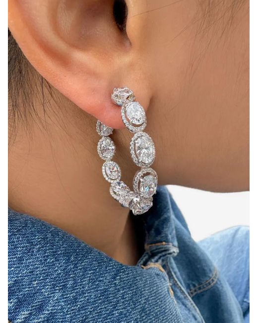 Juwelina Paris White Essie Earrings