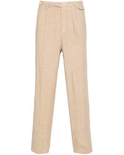Pantalones chinos ajustados Brunello Cucinelli de hombre de color Natural