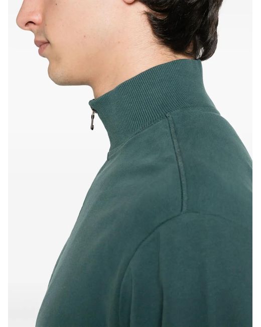 Juvia Green Zip-Up Sweatshirt for men