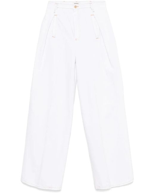 Vaqueros anchos Sandro de color White