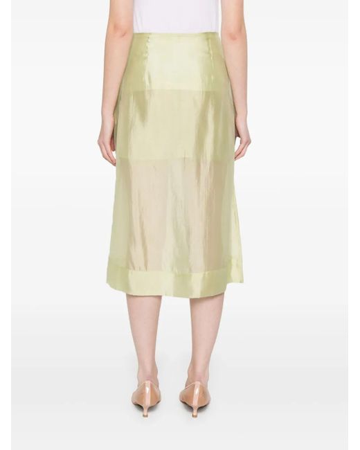 Falda midi Gillian THE GARMENT de color Yellow