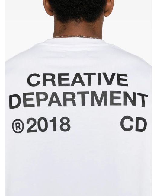 RETERNITY White Logo T-Shirt for men