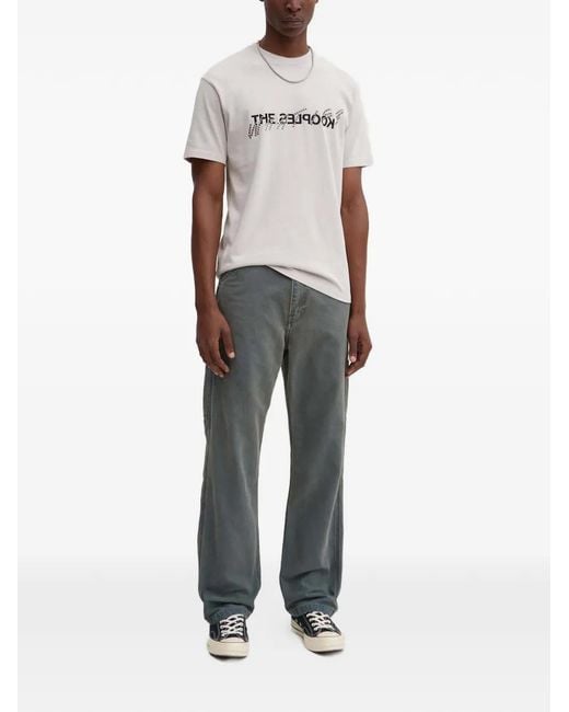 Levi's Gray Side-Patch Trousers for men