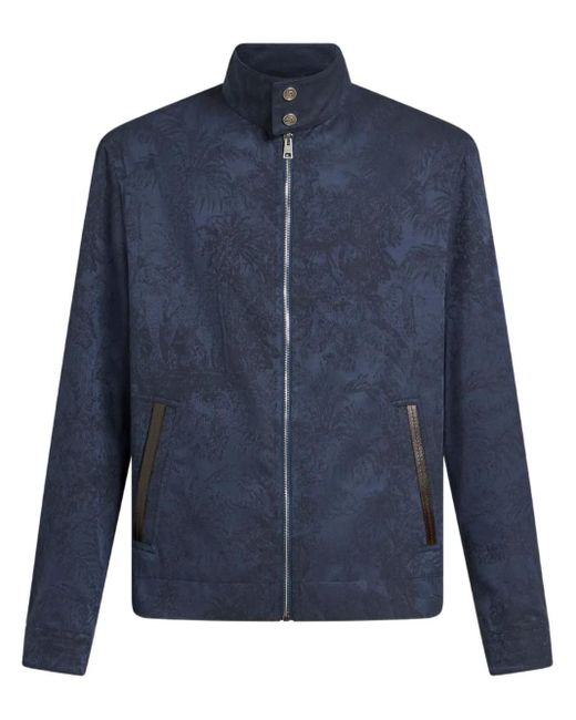 メンズ Etro ボンバージャケット Blue
