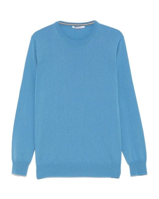 Kangra Blue Cashmere Sweater for men