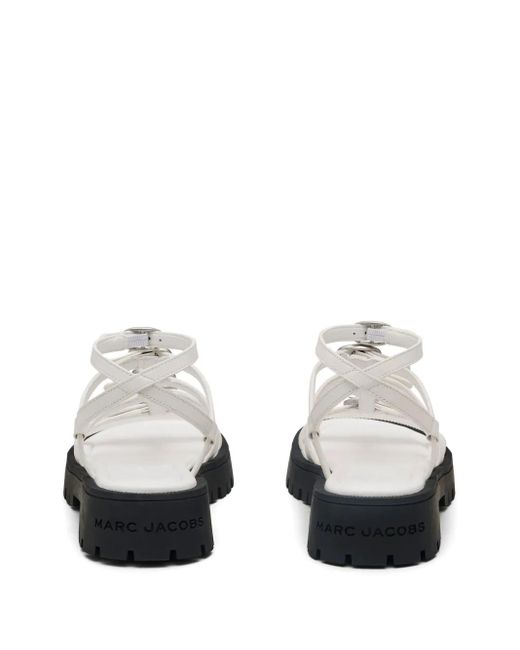 Marc Jacobs White Flat Sandals