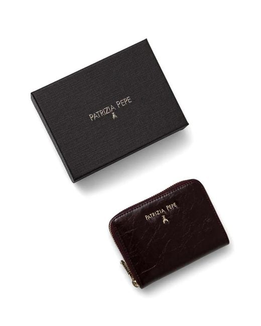 Patrizia Pepe Purple Logo-Lettering Wallet