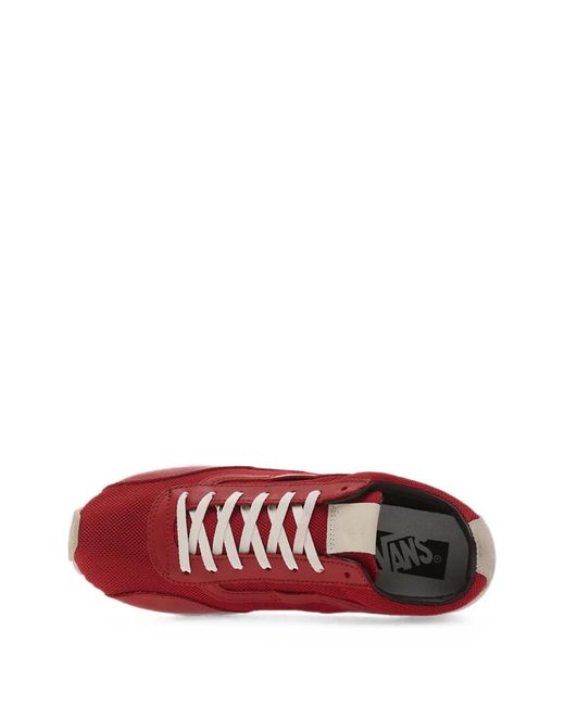 Vans Red Lx Slp Low-Top Sneakers