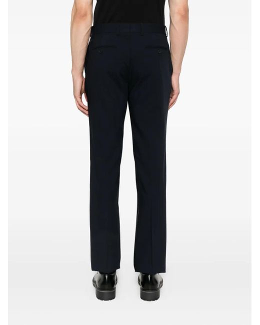 Sandro Black Wool Tailored Trousers for men