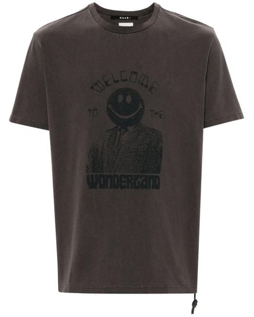 Ksubi Black Portal Kash Ss Cotton T-Shirt for men