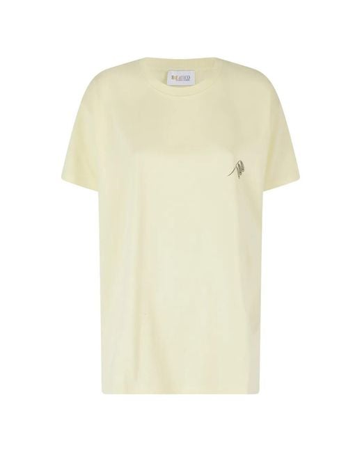 The Attico White T-Shirt En Coton