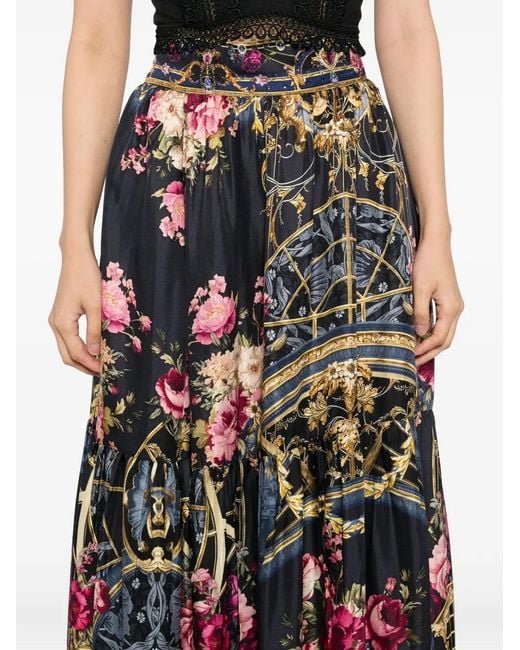 Camilla Black Ornate On A Plate Skirt