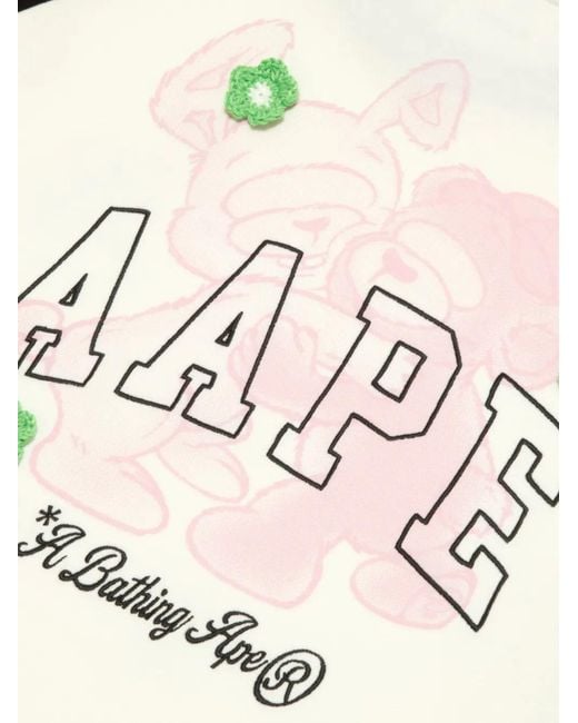 Aape By A Bathing Ape Black Cropped Sweatshirt