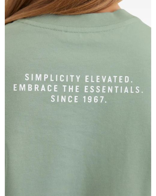 Marc O' Polo Green Logo-Print Short-Sleeve T-Shirt