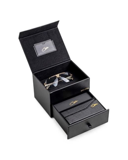 Cazal Blue 777 Geometric-Frame Sunglasses