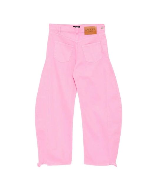 A.W.A.K.E. MODE Pink Mirror Jeans